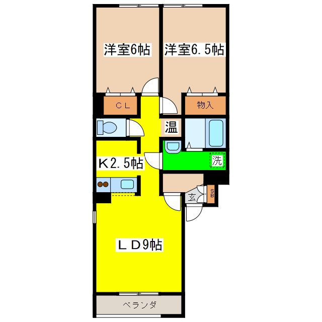 セレーノ壱番館の間取り