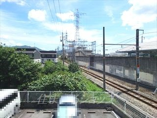 広島市安佐北区可部南１丁目のアパートの展望|募集のお部屋（205号室）からの眺望です！