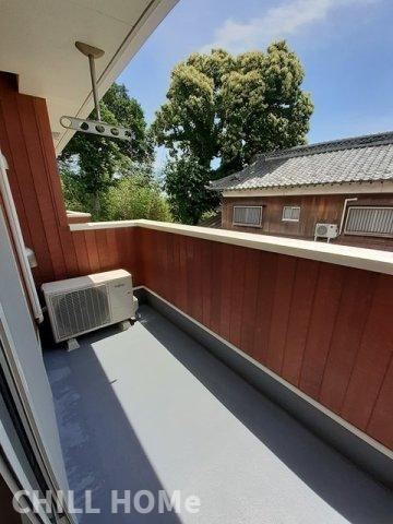 コンフォート県央・Ⅱのバルコニー|当社、チルホームのHPもご覧ください(^^)/物件情報多数♪