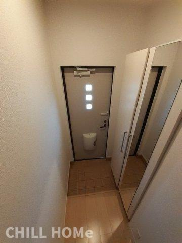 コンフォート県央・Ⅱの玄関|当社、チルホームのHPもご覧ください(^^)/物件情報多数♪