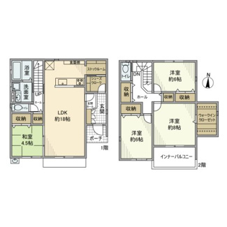 【間取り】 | 谷田部戸建