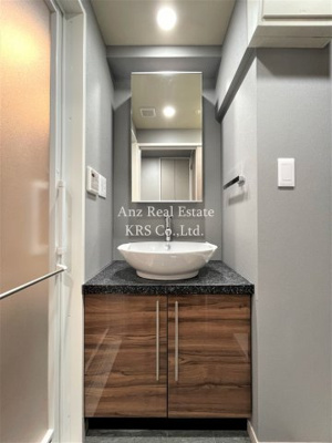 【洗面所】 | ファーストフィオーレ阿波座アクア | デザイン性のある洗面化粧台♪