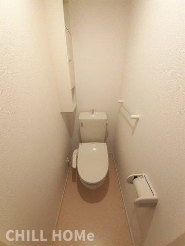 フィオーレ　プリート　Ⅱのトイレ|当社、チルホームのHPもご覧ください(^^)/物件情報多数♪