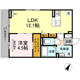 【間取り】 | ラフィネ大門