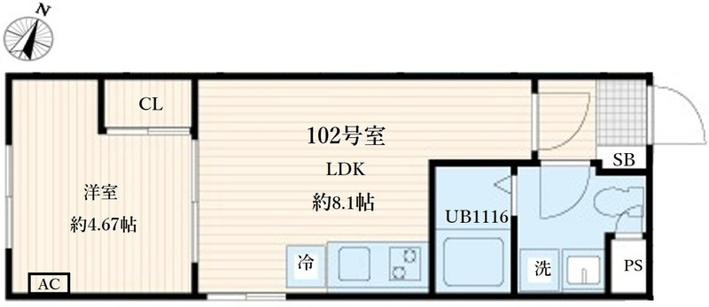 Aglaia要町の間取り
