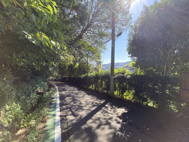 熱海市　西山町の前面道路含む現地写真