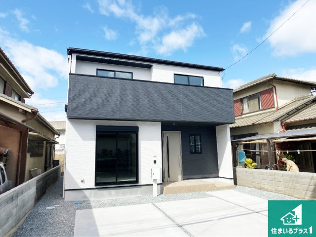 姫路市飾磨区英賀　第2期　新築一戸建ての外観|お客様に長く安心して住んでいだだける事にこだわった家づくり！住んでからのアフターサービスにもしっかりと取り組んでいます！