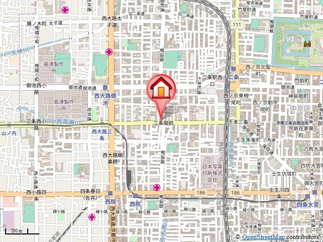 ハイツ福田の地図