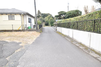 【前面道路含む現地写真】 | 鹿屋市田淵町　売地(全2筆）