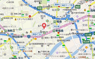 【地図】 | エスリードレジデンス大阪福島フロント