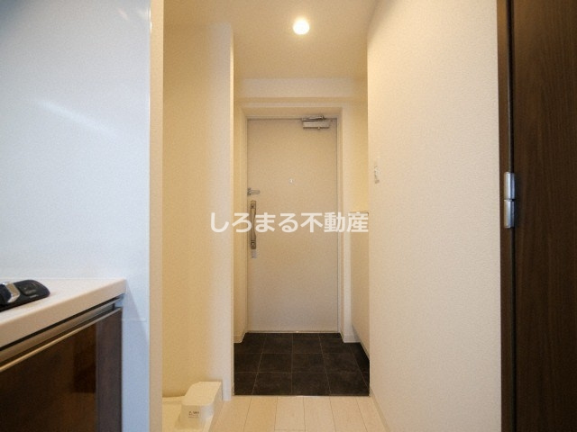 エグゼ難波WESTリバーの玄関