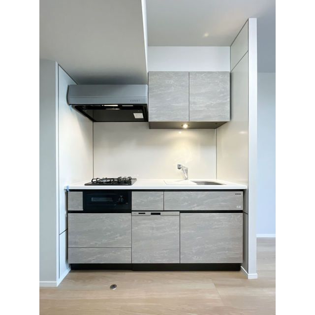 ＡＩＦＬＡＴ代々木上原のキッチン|■グリル付ガスコンロシステムキッチン■都市ガス♪