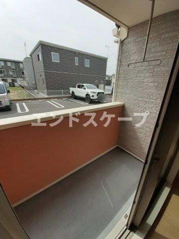 フィオーレ　プリート　Ⅱのバルコニー|高崎、前橋のお部屋探しはエンドスケープまで！お客様の理想お聞かせ下さい♪