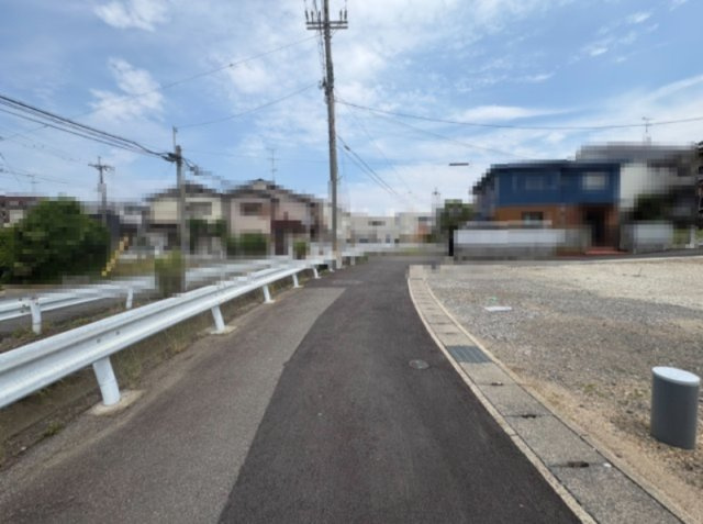 長岡京市長岡1丁目の前面道路含む現地写真|北側幅員約4.0ｍ
