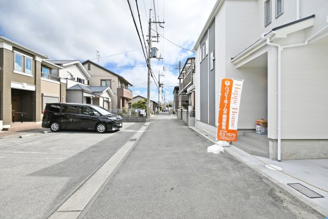 ハートフルタウン東野4丁目新築一戸建て│3LDK+駐車駐輪の外観|住宅性能等級4分野で最等級取得、いよいよ完成間近となりました。 皆様からのご連絡を心よりお待ちしております。