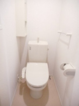 コンパクトで使いやすいトイレです