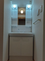 広い洗面スペース