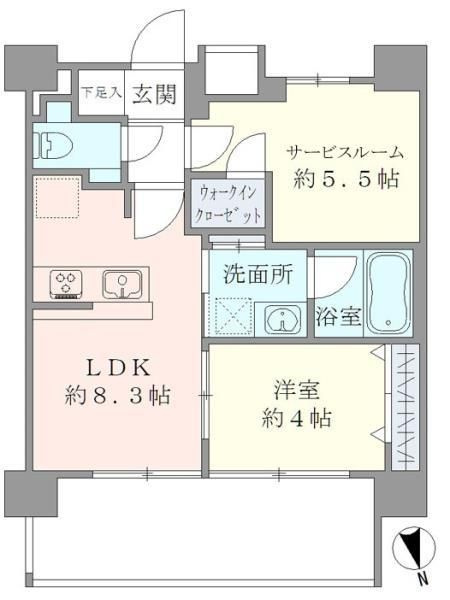CORVAL本郷三丁目の間取り
