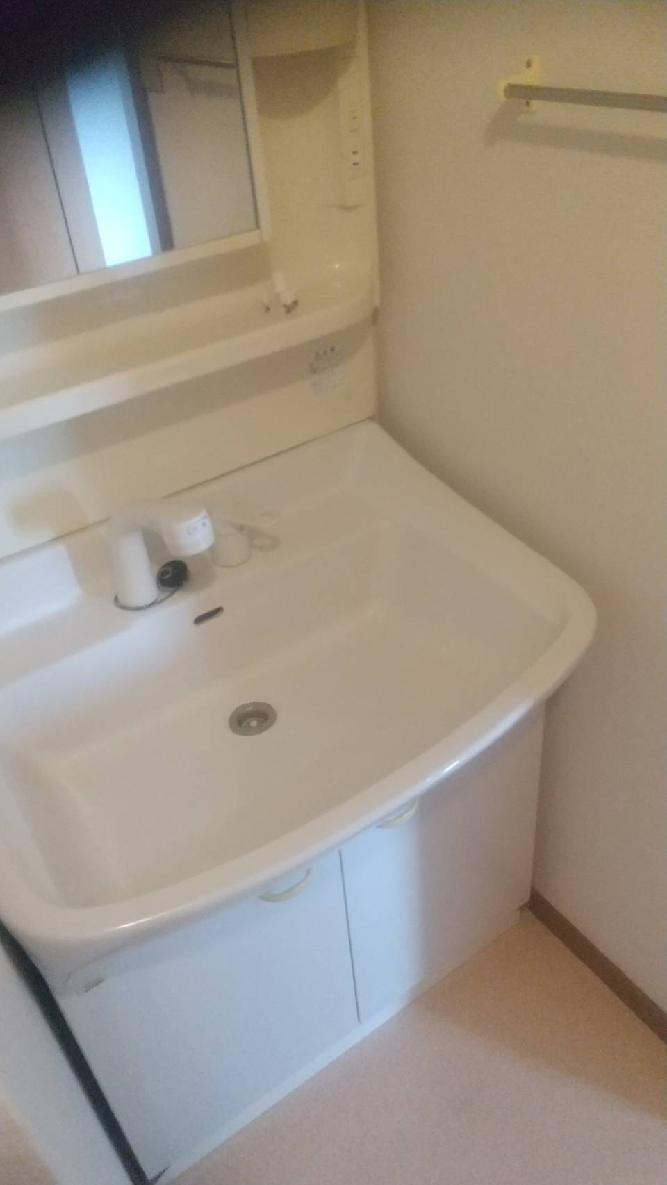 コンパクトで使いやすい洗面所