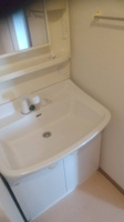 コンパクトで使いやすい洗面所