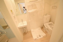 広い洗面スペース