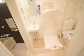 忙しい朝には欠かせない洗面所です