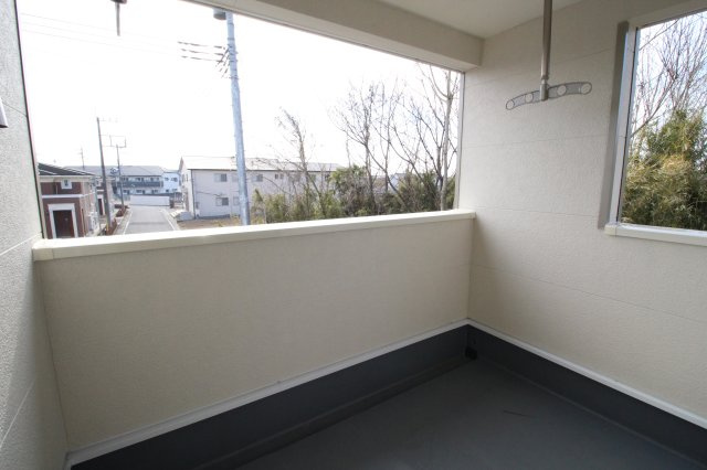 結城市結城　第43（Ⅱ期）1号棟のバルコニー