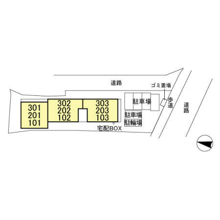 リヴェールコートの区画図