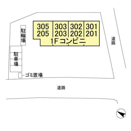 テラス市川高谷の区画図