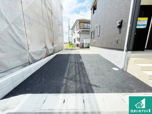 ★29(土)30(日)現地見学可能！★大津市雄琴　第26期　ラスト1邸の駐車場|駐車スペース！散水栓があるので、こまめに愛車を洗えます！