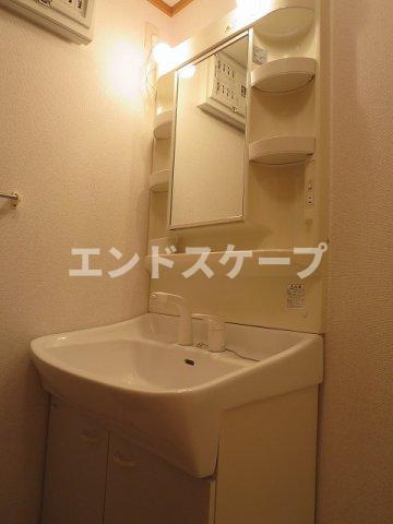 ローズコートＡの洗面所|高崎、前橋のお部屋探しはエンドスケープまで！お客様の理想お聞かせ下さい♪