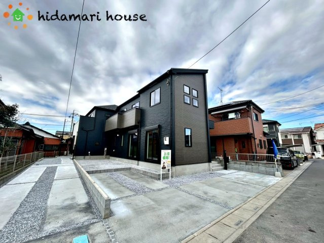 桶川市上日出谷8期　新築戸建　グラファーレ01の外観|現地写真