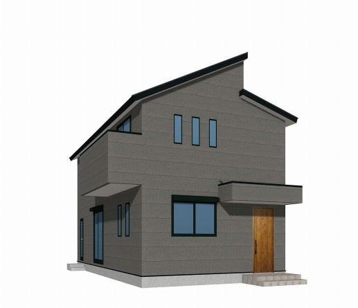 新築建売】筑後市大字西牟田の外観パース