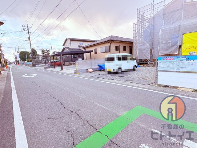 新築建売】筑後市大字西牟田の前面道路含む現地写真
