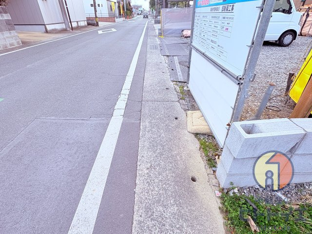 新築建売】筑後市大字西牟田の前面道路含む現地写真