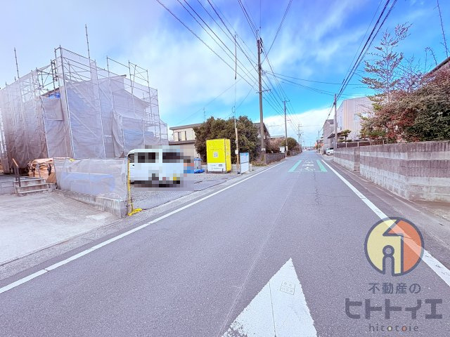新築建売】筑後市大字西牟田の前面道路含む現地写真