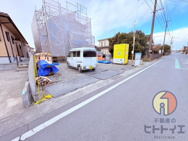 新築建売】筑後市大字西牟田の前面道路含む現地写真