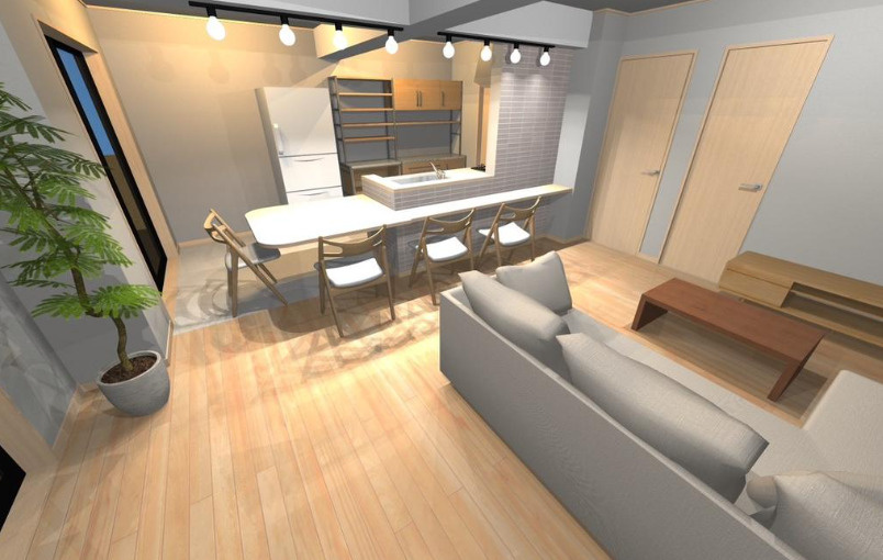 エステヴヴィラ横浜上永谷サウスコリーナの居間・リビング|ご家族の時間を長く過ごすリビング。現地でしかわかない情報もあるので是非一度ご見学下さい。