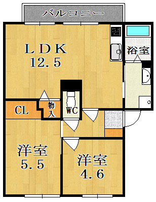アスティオン飛鳥の間取り