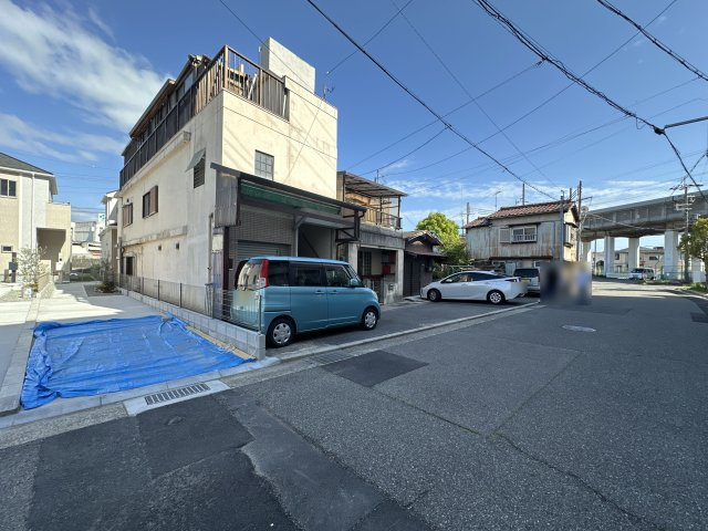 明石市二見町東二見新築戸建E号棟の前面道路含む現地写真