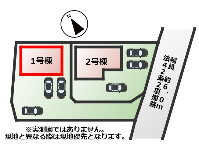 LiveleGarden.S栃木都賀町平川第3の区画図|【全2棟】各号棟の詳細については、お気軽にお問い合わせください♪