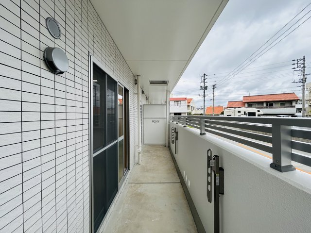 クレストヒルズMのバルコニー|階数は異なります。