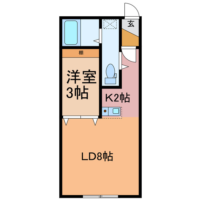 クレールコートの間取り