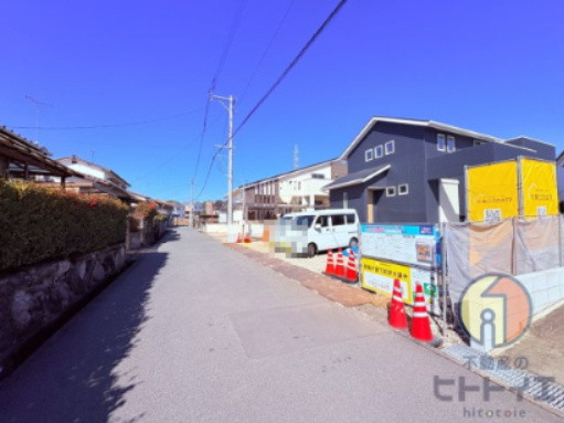新築建売】筑後市大字徳久の前面道路含む現地写真