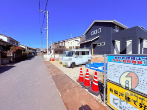 新築建売】筑後市大字徳久の前面道路含む現地写真