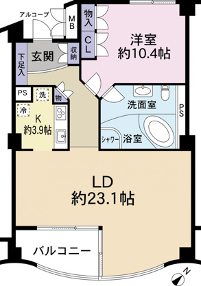 【間取り】 | パーク・セレノ真鶴アスール