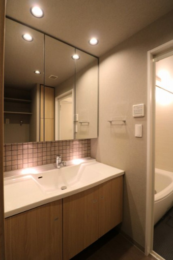 ザ・プラセシオン金山の独立洗面台|高い実用性と美しいデザインを兼ね備えた独立洗面台