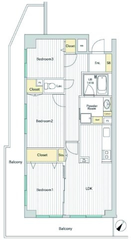 レクセル南大塚の間取り