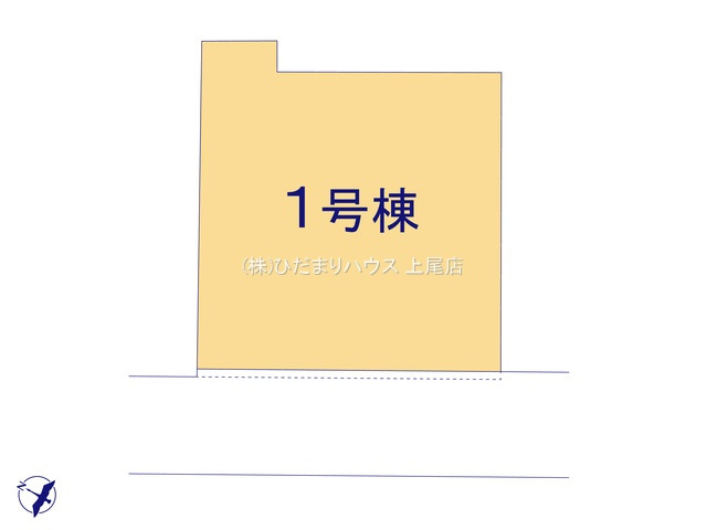 桶川市北1丁目7期　新築戸建　ブルーミング01の区画図