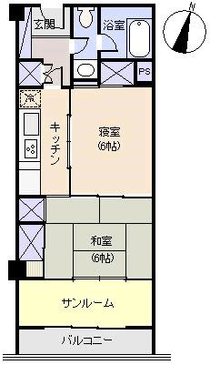 ブルーシー熱海の間取り